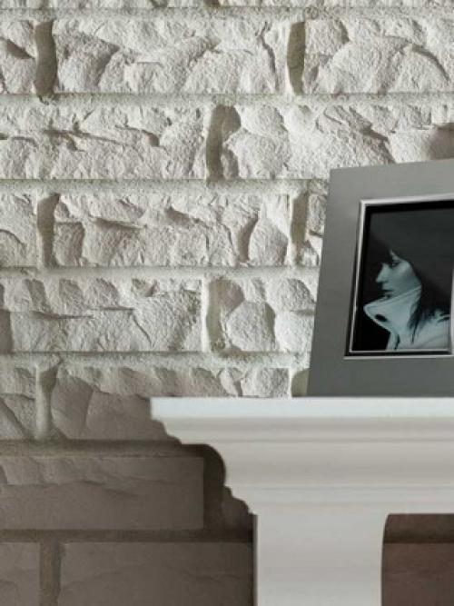 Стена из белого кирпича. Белый клинкерный кирпич в интерьере квартиры 03 Стена из белого кирпича. Белый клинкерный кирпич в интерьере квартиры 03