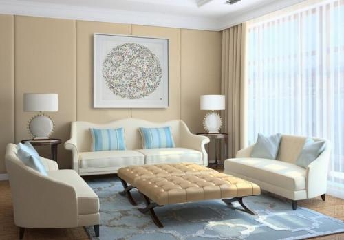 Бежевый цвет стен в интерьере. С какими цветами сочетается бежевый?