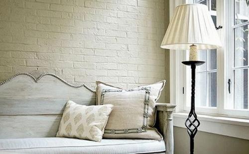 Стена из белого кирпича. Белый клинкерный кирпич в интерьере квартиры 08 Стена из белого кирпича. Белый клинкерный кирпич в интерьере квартиры 08