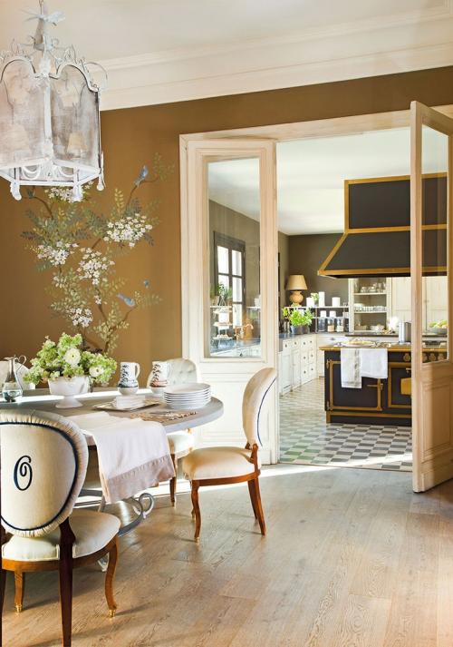 Стены в обеденной зоне: 15 примеров оформления 09