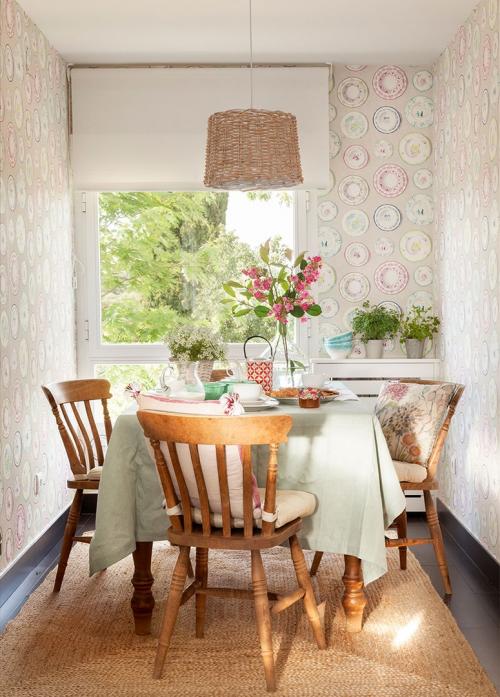 Стены в обеденной зоне: 15 примеров оформления 04