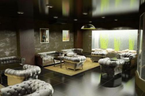 Светлые стены и темный пол. Оптические иллюзии – корректируем пространство