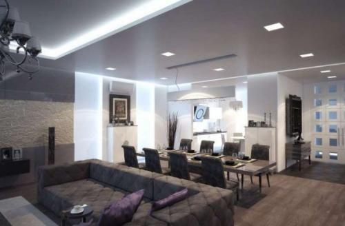 Дизайн кухни совмещенной с гостиной в частном доме. Какой стиль выбрать