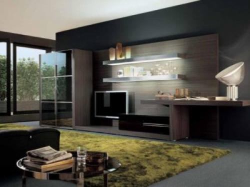 Светлые стены и темный пол. Оптические иллюзии – корректируем пространство