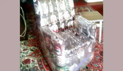 Мебель из пластиковых бутылок своими руками. Мастер-класс по мебели из пластиковых бутылок своими руками с видео 03 Мебель из пластиковых бутылок своими руками. Мастер-класс по мебели из пластиковых бутылок своими руками с видео 03