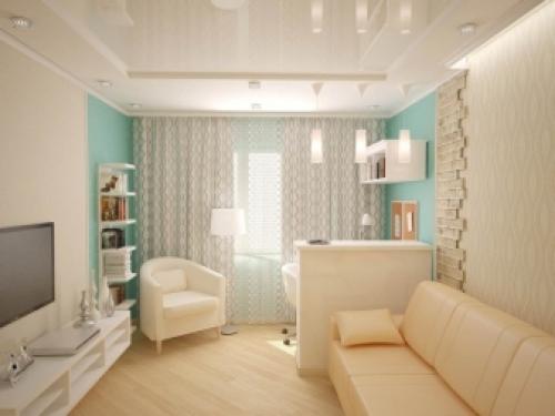 1 комнатная квартира дизайн. Советы по выбору дизайна однокомнатной квартиры 14