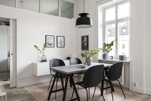 Спальня за перегородкой и много света (45 кв. м) 07