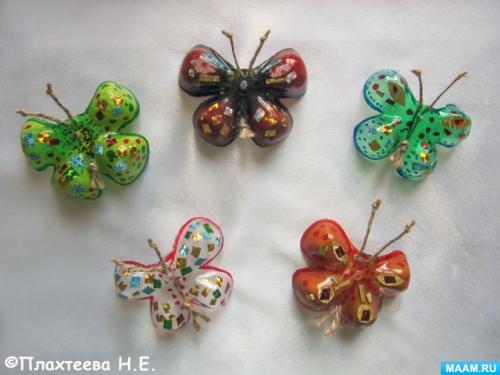 Бабочка из природного материала | ПОДЕЛОК