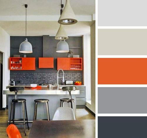Сочетание цветов в интерьере кухни: 5 советов + 20 фото самых удачных сочетаний