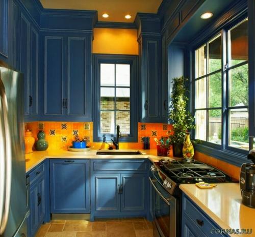 Сочетание цветов в интерьере кухни: 5 советов + 20 фото самых удачных сочетаний