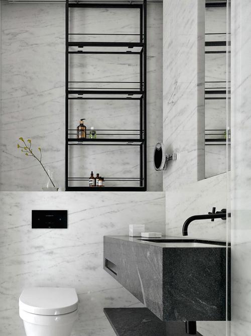 Эффектный дизайн с элементами ар-деко в небольшой квартире (47 кв. м) 06