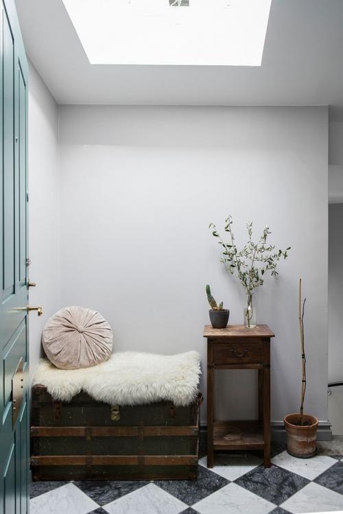 Скандинавский интерьер с винтажными деталями (62 кв. м) 23