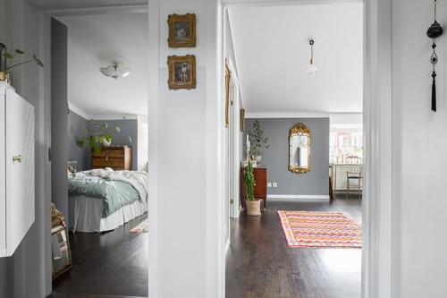 Скандинавский интерьер с винтажными деталями (62 кв. м) 16