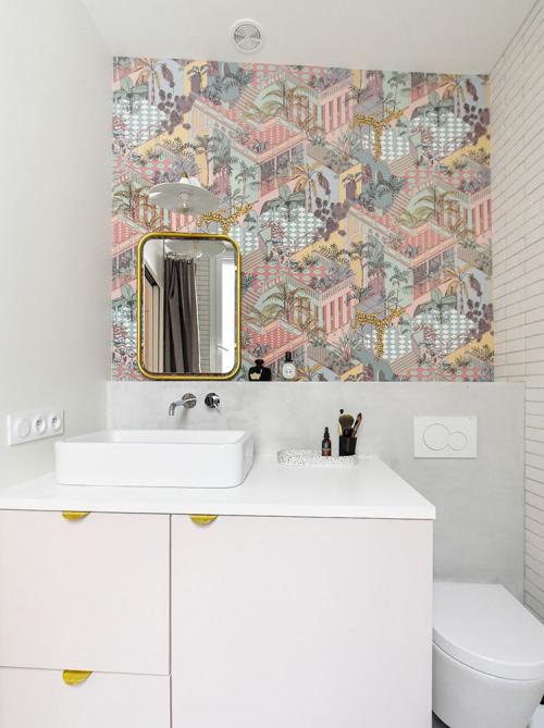 Небольшая квартира с балками в Париже (45 кв. м) 11