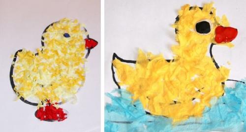 Оригинальные Поделки с детьми. Птички. Поделки с детьми от 1,5 лет, в разной технике