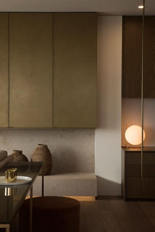 Бежевый и золото: спокойный интерьер квартиры 10