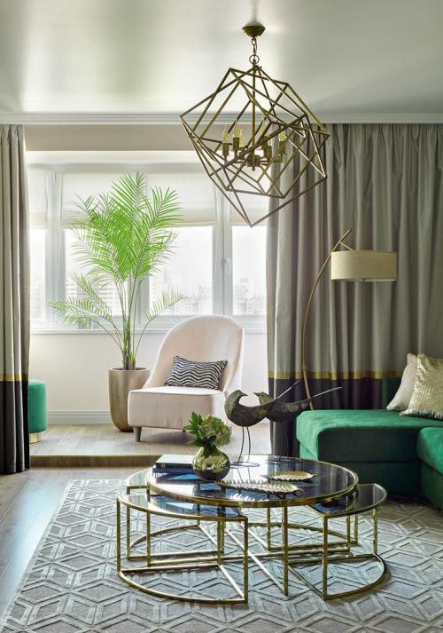 Тропические зарисовки в небольшой квартире в Москве (57 кв. м) 01