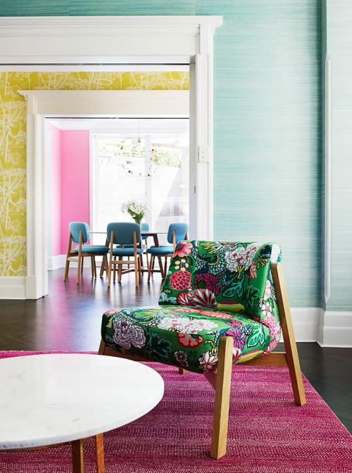 Позитив и вечное лето в интерьере дома 02