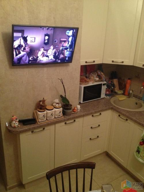 Кухня с коробом П-44. Кухня в доме серии П-44 в закладки