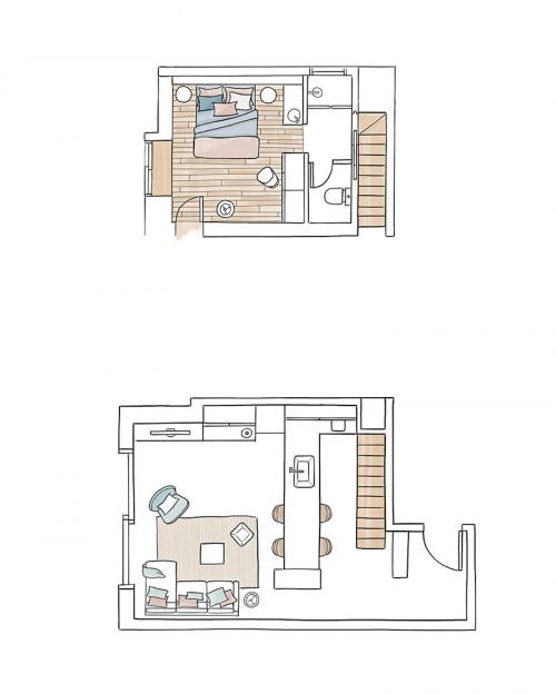 Небольшой дуплекс в Барселоне, где поместилось всё, что нужно (40 кв.м) 07
