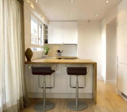 Барная стойка на кухне у стены. Зачем нужна барная стойка