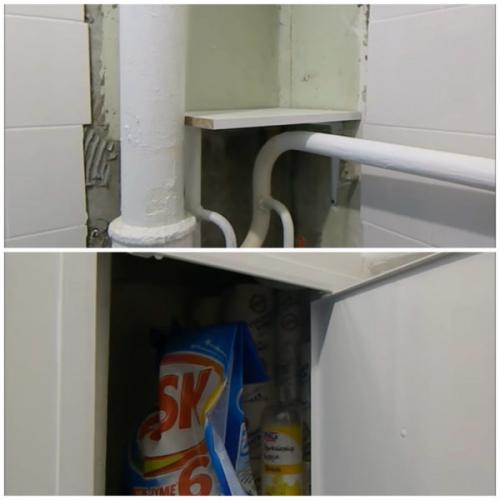 Съемный короб для труб. Короб из пластика