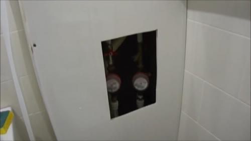 Съемный короб для труб. Короб из пластика