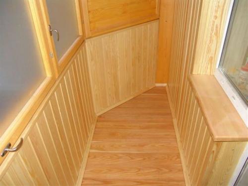 Вагонка для балкона. Обшивка балкона вагонкой своими руками — пошаговая инструкция