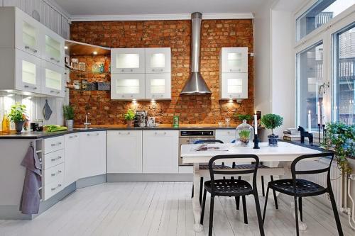 Интерьер с белой кирпичной стеной. Чем привлекательна стена из белого кирпича? 28 Интерьер с белой кирпичной стеной. Чем привлекательна стена из белого кирпича? 28