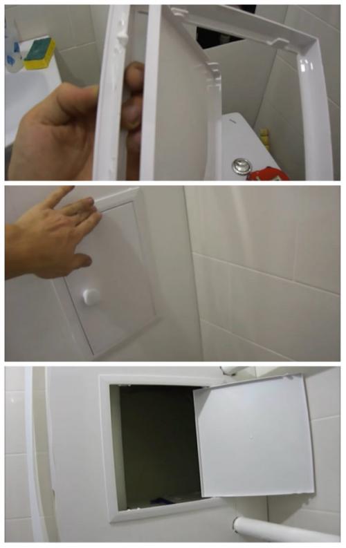 Съемный короб для труб. Короб из пластика