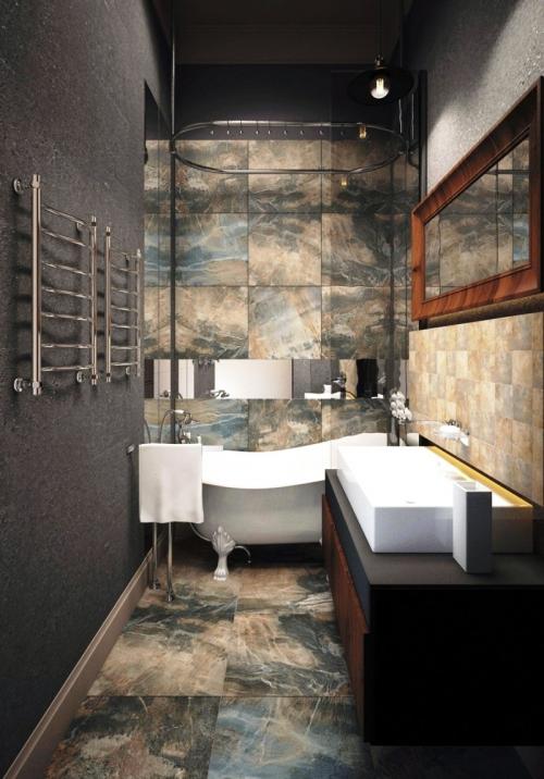 Планировка маленькой узкой ванны. Выбор отделки для узкой ванной