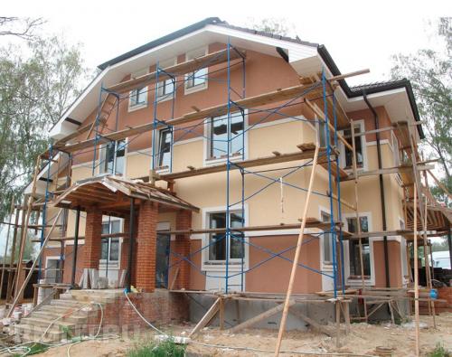 Штукатурка фасадная для пеноблоков. Как оштукатурить стены из пеноблока 08