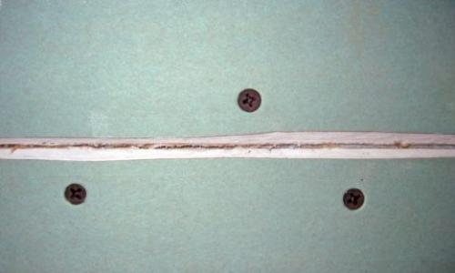 Затирка ГВЛ. Типы швов гипсокартона