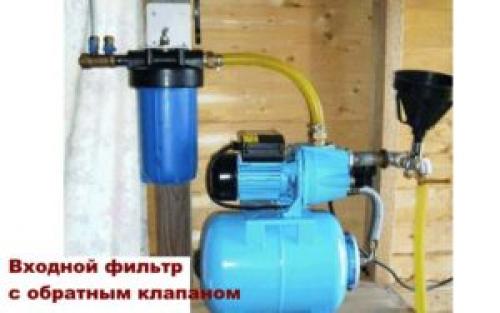 Где ставить фильтр до или после насоса. Фильтр для насосной станции: Виды и установка своими руками: Очистка воды в домашних условиях +Видео