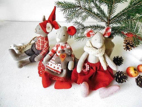 Игрушки на елку из ткани. Елочные игрушки из ткани своими руками 23 Игрушки на елку из ткани. Елочные игрушки из ткани своими руками 23