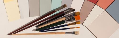 Виды кистей для рисования. Кисти из синтетики