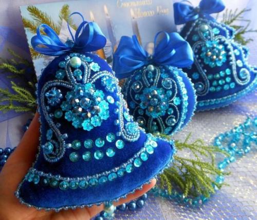 Мягкие новогодние игрушки своими руками.