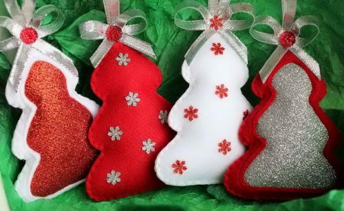 Игрушки на елку из ткани. Елочные игрушки из ткани своими руками 30 Игрушки на елку из ткани. Елочные игрушки из ткани своими руками 30