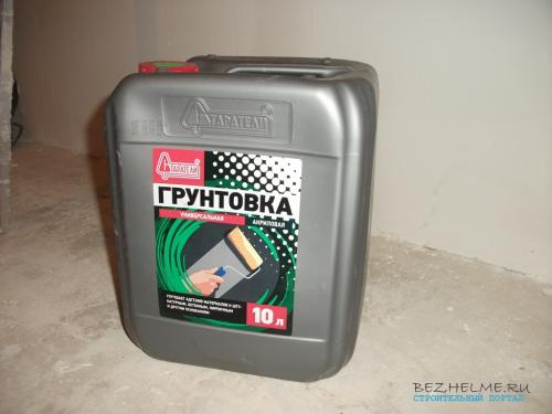 Сколько сохнет грунтовка старатели. Грунтовка «Старатели» универсальная акриловая 10 л — наш отзыв. Цена и расход.