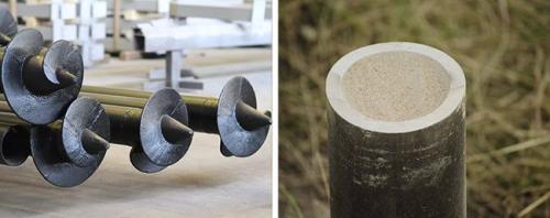 Бетонный фундамент на винтовых сваях. Особенности фундамента на сваях