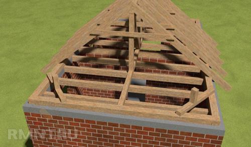 Вальмовая крыша: устройство, узлы и усиление вальмовой крыши 12 Вальмовая крыша: устройство, узлы и усиление вальмовой крыши 12