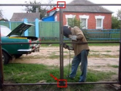 Как самому сделать распашные ворота. Особенности изготовления 01 Как самому сделать распашные ворота. Особенности изготовления 01