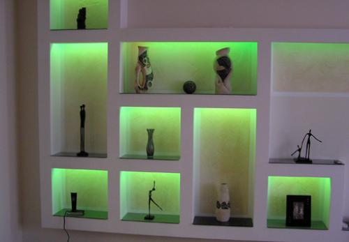 Подсветки в интерьере. Светодиодная лента в интерьере прихожей