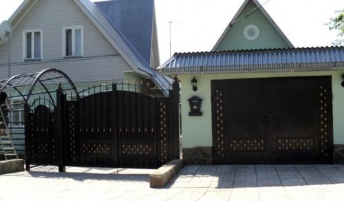 Ворота с калиткой своими руками. Ворота своими руками – 120 фото, чертежей и эскизов не сложных современных и классических вариантов ворот
