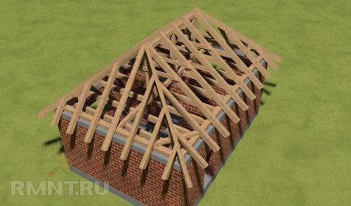 Вальмовая крыша: устройство, узлы и усиление вальмовой крыши 14 Вальмовая крыша: устройство, узлы и усиление вальмовой крыши 14