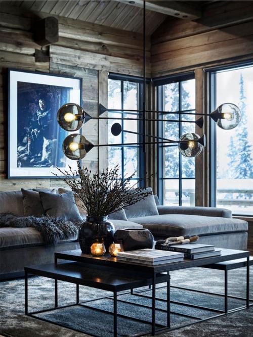 Изысканное современное шале в Норвегии 01