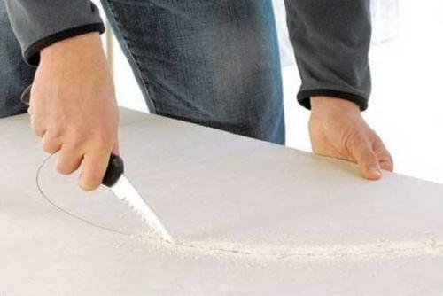 ГВЛ чем пилить. Почему не стоит использовать обычный нож для резки ГВЛ