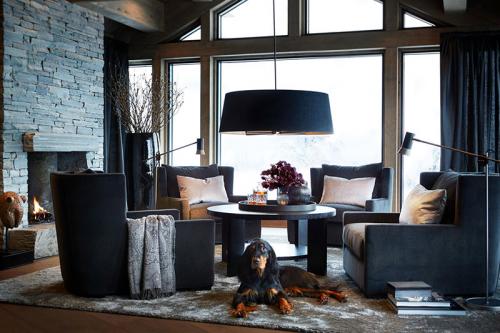 Изысканное современное шале в Норвегии 09