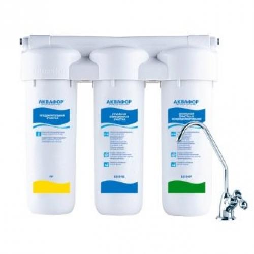 Фильтр для очистки воды многоступенчатый. Аквафор Кристалл Эко H 06