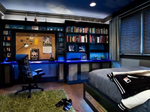 Дизайн маленькой комнаты для подростка. Смотрите видео: Дизайн комнаты для подростка в современном стиле